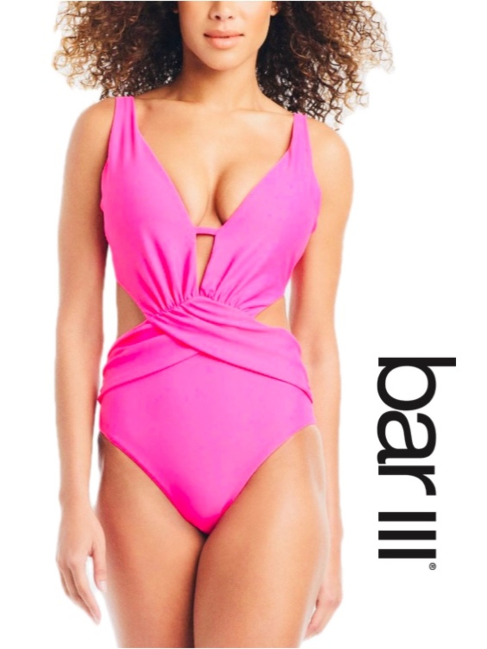 BAR lll Draped Monokini
Swimsuit Women’s Size XL
